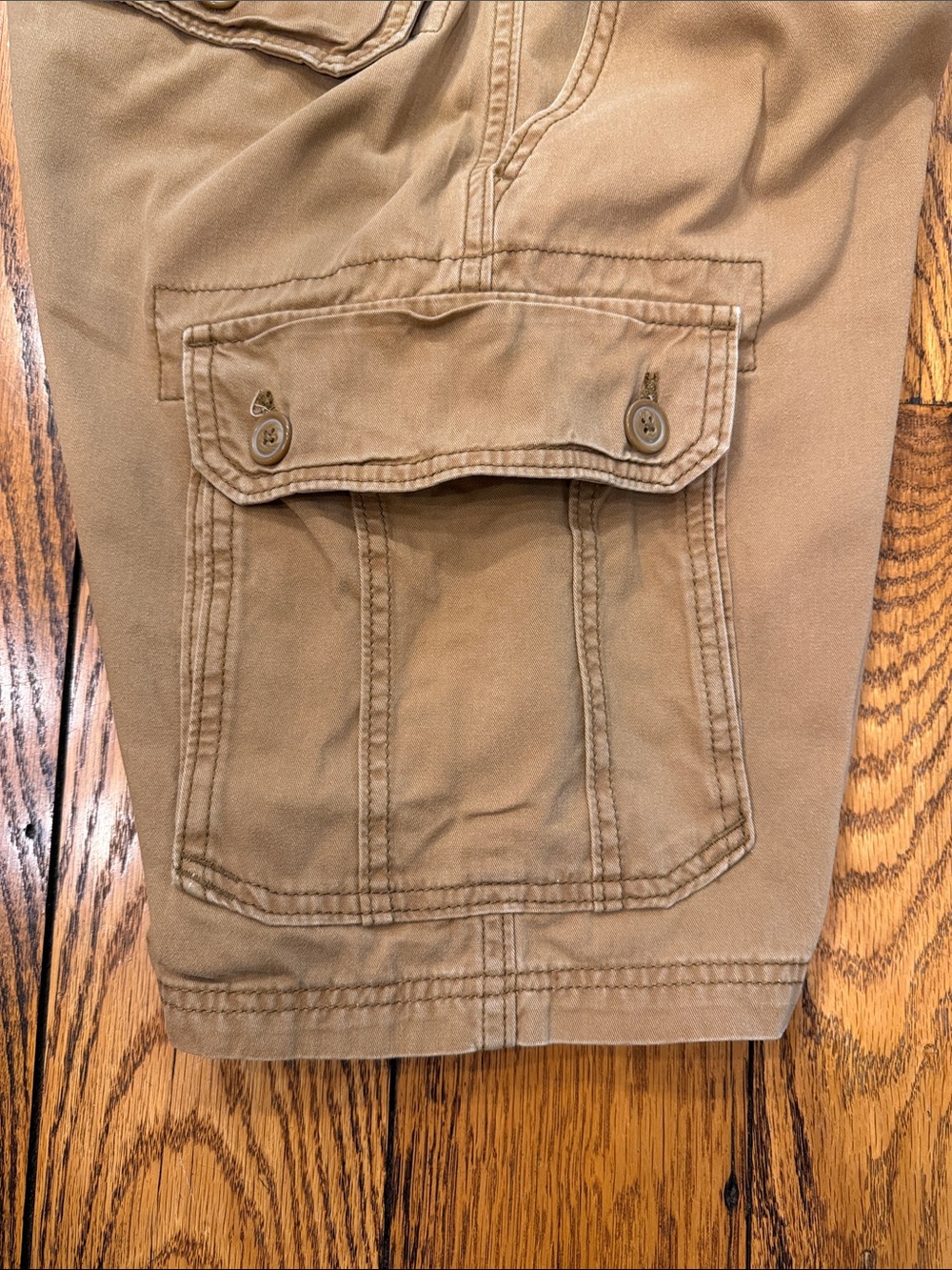 OLD NAVY COTTON DEEP TAN CARGO SHORTS- MEN'S SIZE 29 - Picture 7 of 11